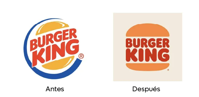 Burguer King antes y despues