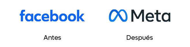 Facebook Meta antes y despues