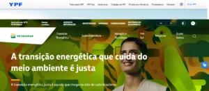 Página web para petróleo, química y energía: diseño y funcionalidades clave 2 Petrobras.