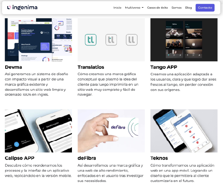 Portfolio Ingenima