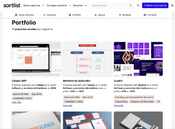 Portfolio Sortlist