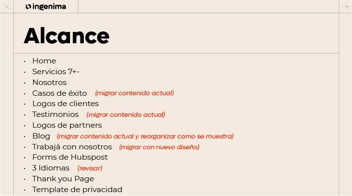3 tipos de presupuesto para hacer una página web 2 alcance