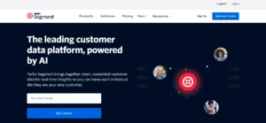 Página web para SaaS: cómo diseñar un sitio que ayude a convertir 4 twilio segment landing